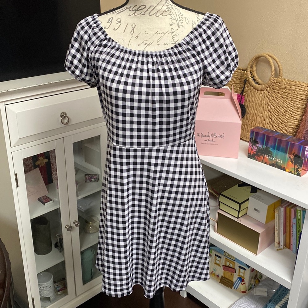 Gingerbread Print Dress